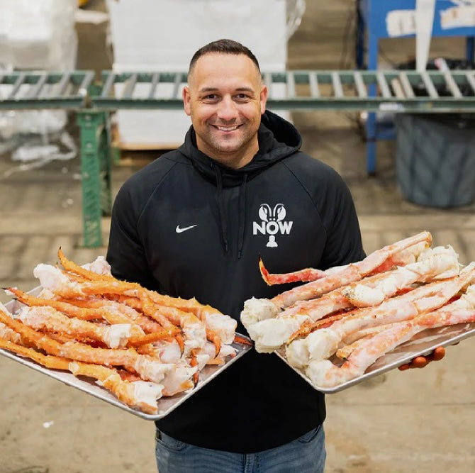 🧊 Flash-Frozen Excellence:Super Colossal Russian King Crab Legs